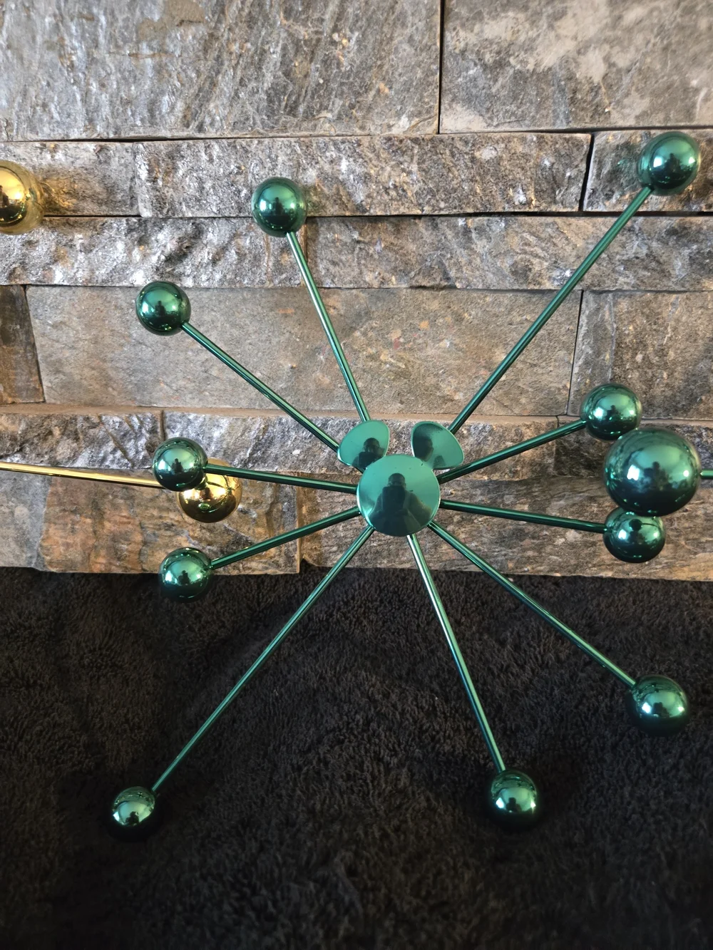 Rare!!! Disney Play in the Park Solid Metal Fireworks Hanging Wall Decor.